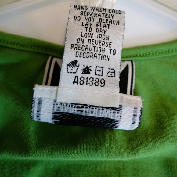 NWT Marc Bouwer Green Tunic Top with Embellishments Size M - Picture 5 of 5